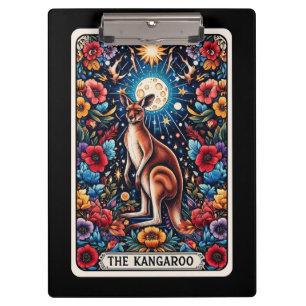 Tarotkarte des Kängurus – Spirituelle Symbolik Klemmbrett