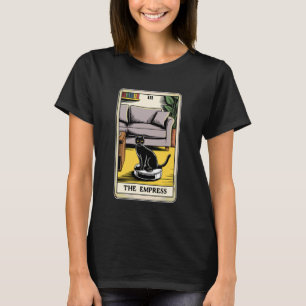 Tarotkarte Die Kaiserin Katze Auf Roboter-Staubsau T-Shirt