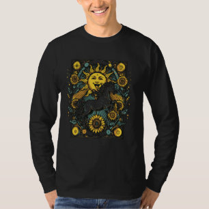 Tarotkarte Die Sonne Hellseher Okkult Metaphysi T-Shirt