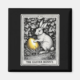 Tarotkarte Glückliches Osterhase Frühling Osterei Magnet