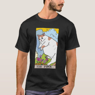 Tarotkarte Halbmond und die Narrkatze T-Shirt