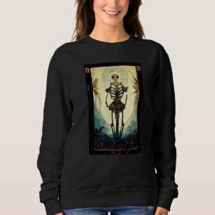 Tarotkarte Halloween Okkult Mode Gothic Goth Gr Sweatshirt