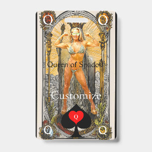 Tarotkarte Königin der Pik Donner_Cove Ausweis