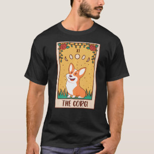 Tarotkarte Okkult Magie Okkultismus Hund Corgi T-Shirt