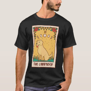 Tarotkarte Okkult Magie Okkultismus Hund Labrador T-Shirt