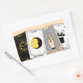 Tarotkarte rechteckiger aufkleber (Umschlag)