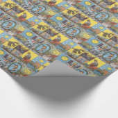 Tarotkarten-Collage Geschenkpapier (Ecke)