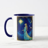 Tarotkarten-Illustration, Der Stern Tasse (Links)