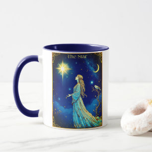 Tarotkarten-Illustration, Der Stern Tasse
