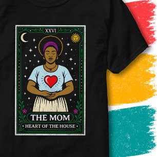 Tarotkarten-Stil Mutter Herz des Hauses Mama T-Shirt