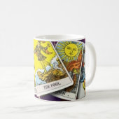 Tarotkarten-Wert-Tasse Kaffeetasse (VorderseiteRechts)