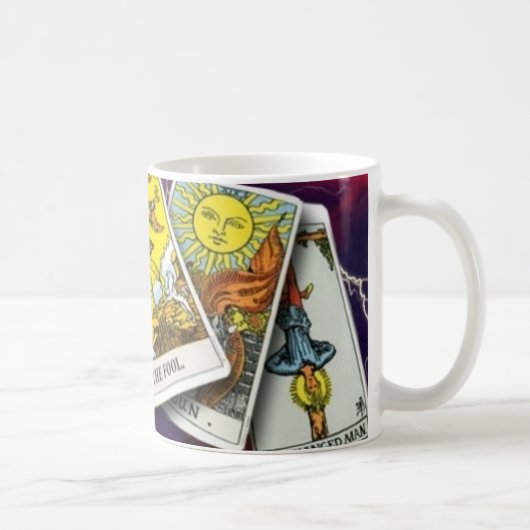 Tarotkarten-Wert-Tasse Kaffeetasse (Rechts)