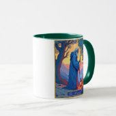 Tarotkartenillustration, Der Einsiedler Tasse (VorderseiteRechts)