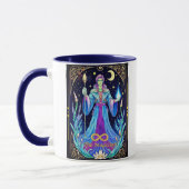 Tarotkartenillustration, Der Magier Tasse (Links)