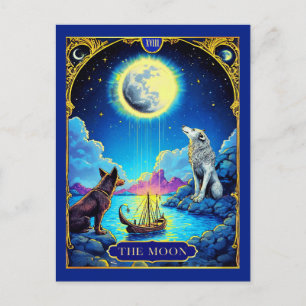 Tarotkartenillustration, Der Mond Postkarte