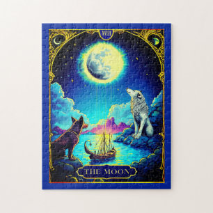 Tarotkartenillustration, Der Mond Puzzle