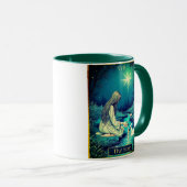 Tarotkartenillustration, Der Stern Tasse (VorderseiteRechts)