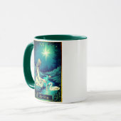 Tarotkartenillustration, Der Stern Tasse (Vorderseite Links)