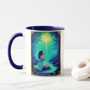 Tarotkartenillustration, Der Stern Tasse
