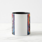 Tarotkartenillustration, Der Wagen Tasse (Zentrum)