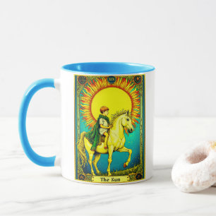 Tarotkartenillustration, Die Sonne Tasse