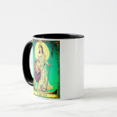 Tarotkartenillustration, Stärke Tasse (Vorderseite Links)