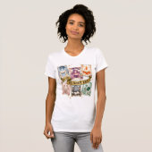 Tarotkartenleserin Damen tailliert T-Shirt (Vorne ganz)