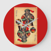 Tarotkartennr. des 19. Jahrhunderts2 Große Wanduhr (Vorderseite)