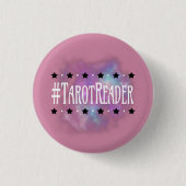 #TarotReader Rosa 1 Zoll. Knopf Button (Vorderseite)