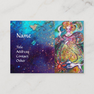 TAROTS DER VERLORENEN SCHATTEN/DER MOND-DAME VISITENKARTE