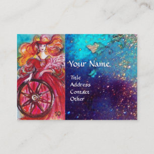 TAROTS DER VERLORENEN SCHATTEN/DES GLÜCKSRADS VISITENKARTE