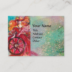 TAROTS DER VERLORENEN SCHATTEN/DES GLÜCKSRADS VISITENKARTE