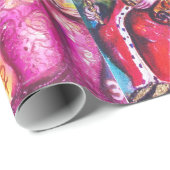 TAROTS UND ZODIAC GEBURTSTAG SIGNS Tarot Astrologi Geschenkpapier (Rolleneckpunkt)