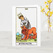 Tarotstärke Karte (Gelbe Blume)