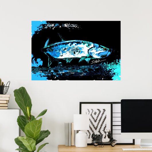 Tarpon Blues Poster (Heimbüro)