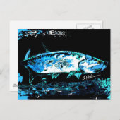 Tarpon Blues Postkarte (Vorne/Hinten)