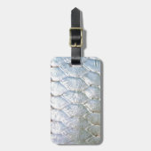 Tarpon durch PatternWear© Gepäckanhänger (Vorderseite vertikal)