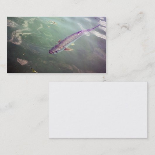 Tarpon-Fisch-Visitenkarte Visitenkarte (Vorne/Hinten)