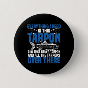 Tarpon Fische, die Fische des Tintenfischs und des Button