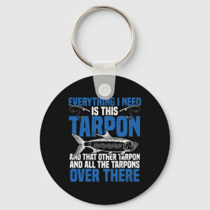 Tarpon Fische, die Fische des Tintenfischs und des Schlüsselanhänger