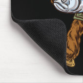 Tarpon Fischen Bigfoot Fischer Mousepad (Ecke)