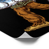 Tarpon Fischen Bigfoot Fischer Poster (Ecke)