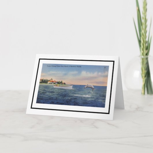 Tarpon Fischen Karte (Vorderseite)