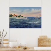 Tarpon Fischen Poster (Küche)