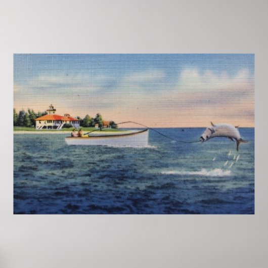 Tarpon Fischen Poster (Vorne)