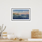 Tarpon Fischerei Sarasota 20x28 Poster (Küche)