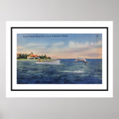 Tarpon Fischerei Sarasota 20x28 Poster (Vorne)