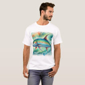 Tarpon fish 051024AREF147 - Watercolor T-Shirt (Vorne ganz)