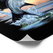 Tarpon Fish Fresh Water Wildlife Hunting Fishing A Poster (Ecke)