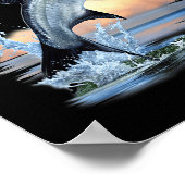 Tarpon Fish Fresh Water Wildlife Hunting Fishing A Poster (Ecke)